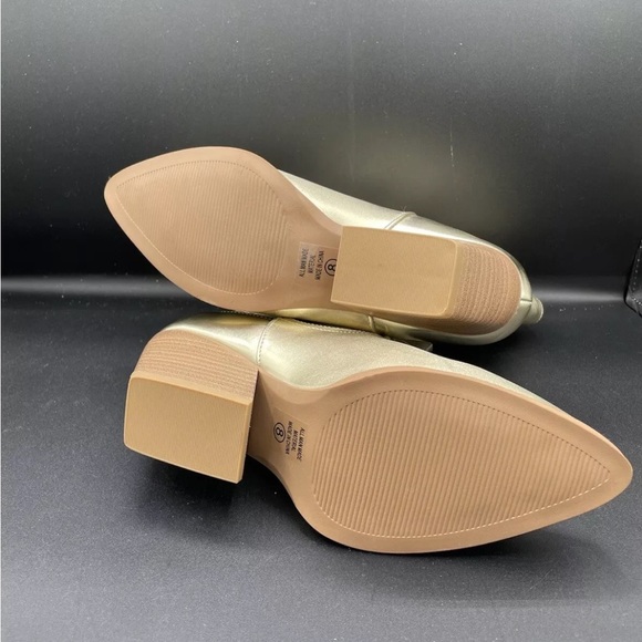 Soda Women Cowboy Western Stitched Boots Cowgirl RENO-S Size 8 Gold - Picture 9 of 12